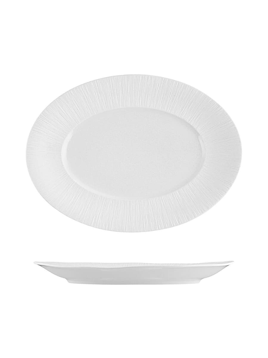 Блюдо овальное, P.L. Proff Cuisine, White Moon, 31.5x23.3 см