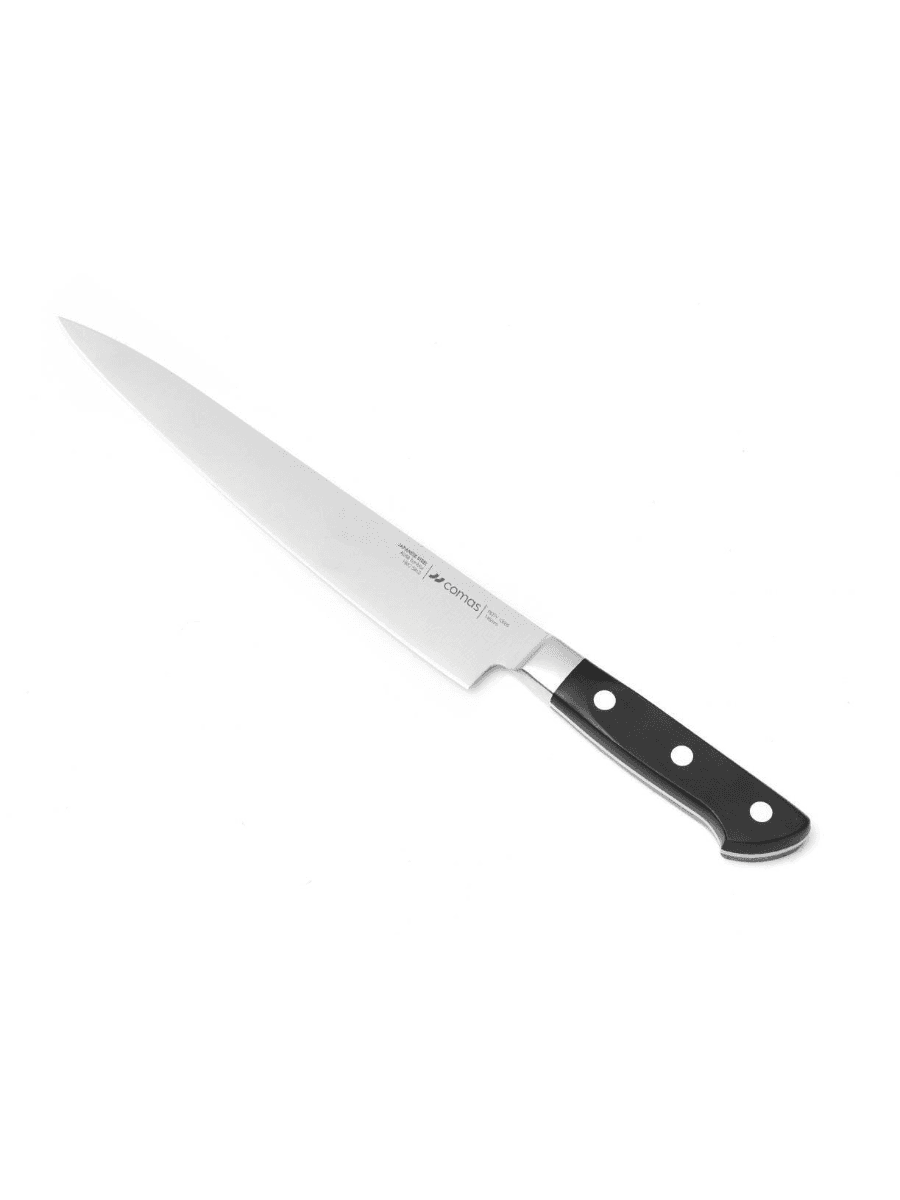 Нож для тонкой нарезки, COMAS, Zen, 24 см, L 36.5 см, нерж.сталь / ПОМ, цвет ручки черный