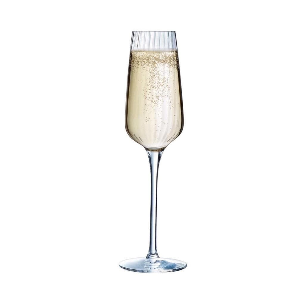 Бокал-флюте для шампанского, Chef&Sommelier, SYMETRIE, 210 мл d 6,5 см h24 см