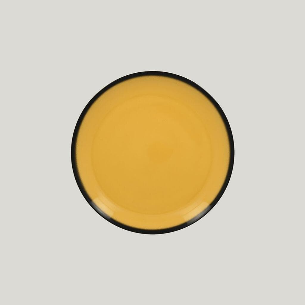 Тарелка круглая RAK Porcelain LEA Yellow 18 см (желтый цвет)