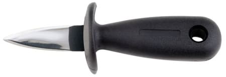Нож для устриц с ограничителем, ручка черная, APS, For Seafood, 60/150 мм