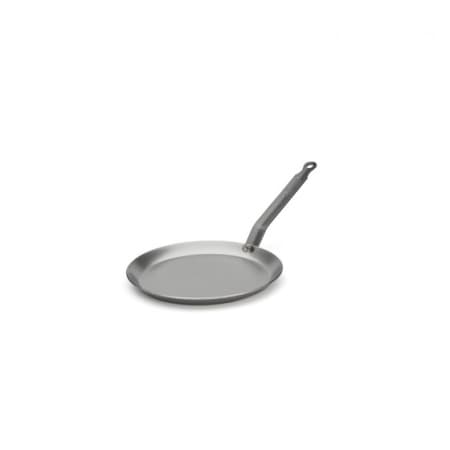 Сковорода для блинов d=22 см. h=1,8 см. 0,6 л. белая сталь (индукция) Carbone Steel De Buyer /1/5/