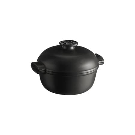 Кастрюля 2,0 л. d=22,5 см. h=18 см. с крышкой (индукция) графитовая керам Emile Henry /1/