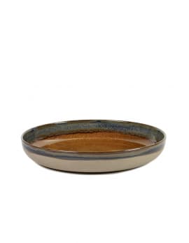 Тарелка глубокая D32см, H5,5см, цвет RUSTY BROWN