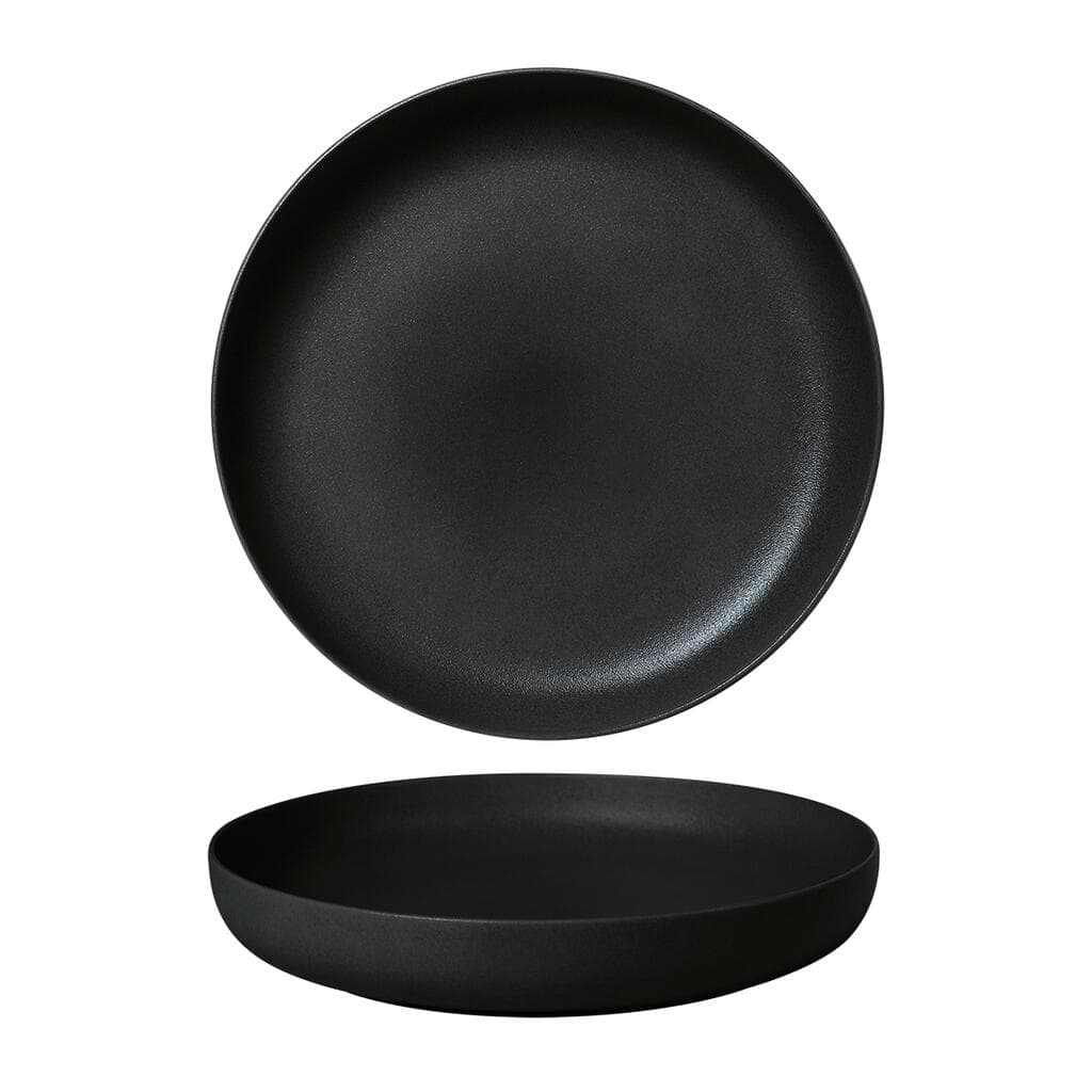 Тарелка с бортом d 21,5 см h3,5 см Black Sand Fine Plus Noble [4]