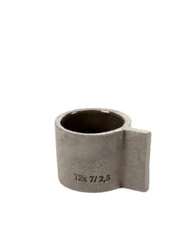 Кружка d 7 см, h 6 см, ручка 3см