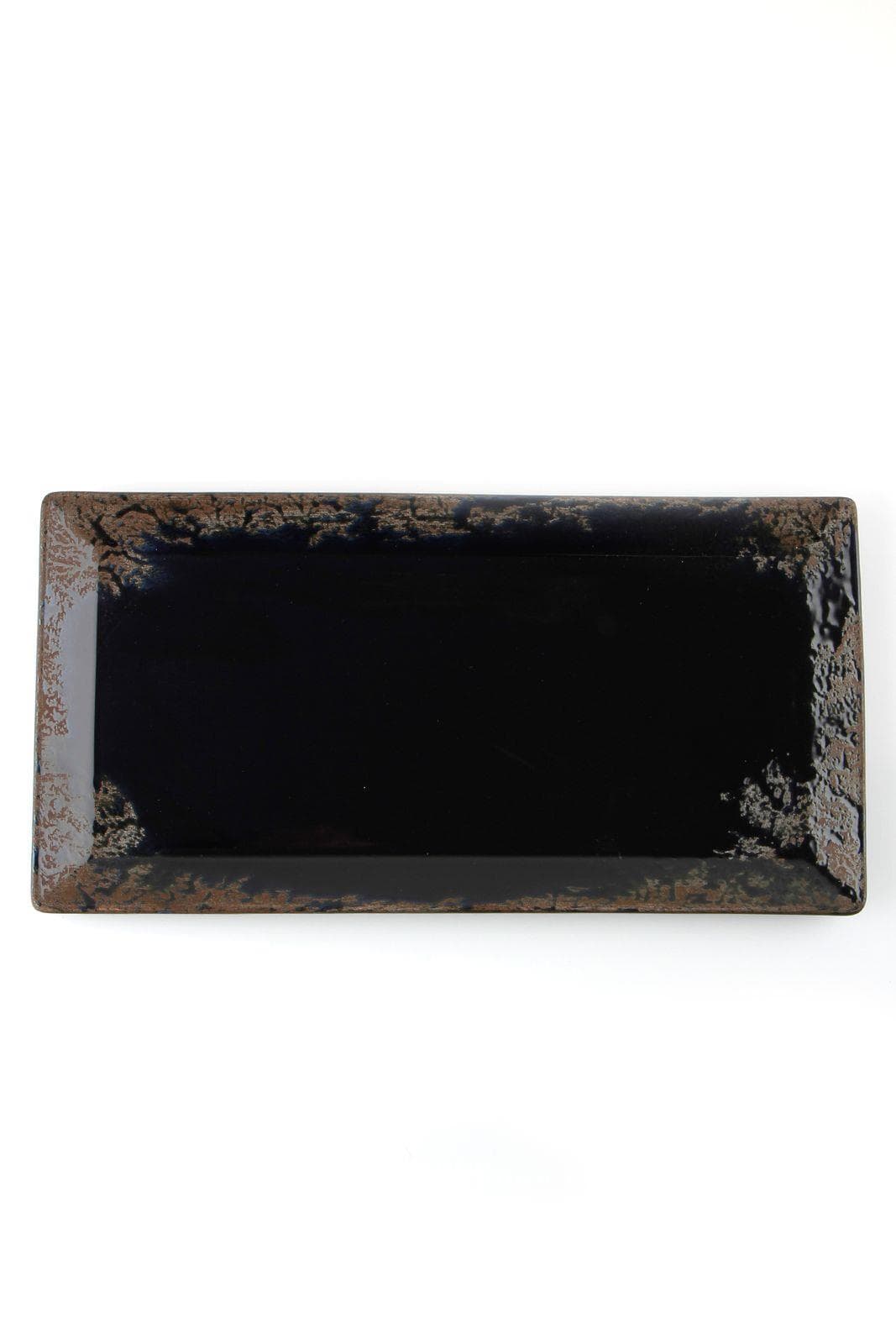 Тарелка прямоугольная Porland ROOT RUSTY 32 см