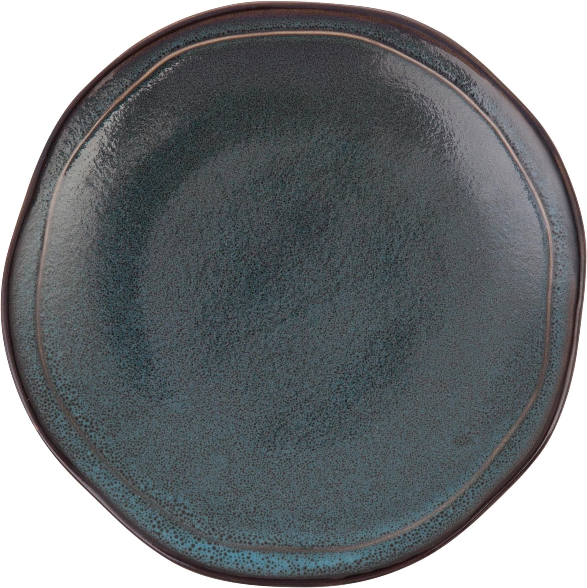 Тарелка с узким волнистым римом d 15 см , Ston blue, World of Colours