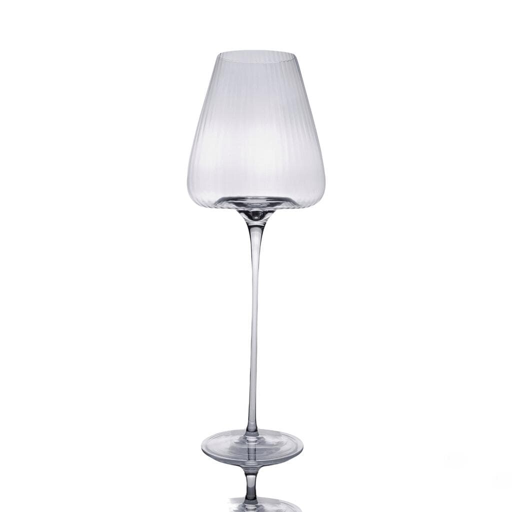 Бокал для вина 380 мл "Zie Optical" d 5,5 см h24 см оптические грани P.L. - BarWare [6]