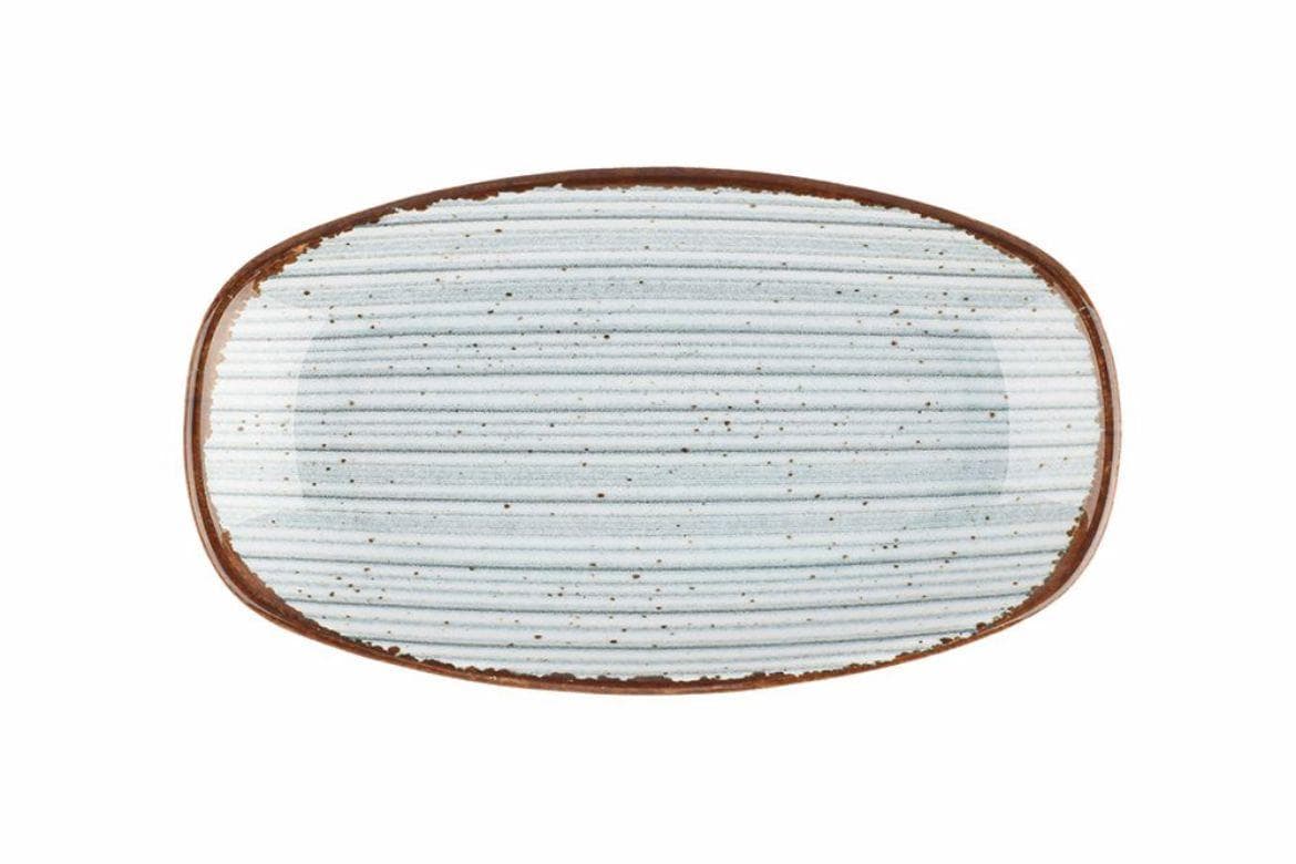 Hypnosis Light Blue Блюдо овальное 25 см