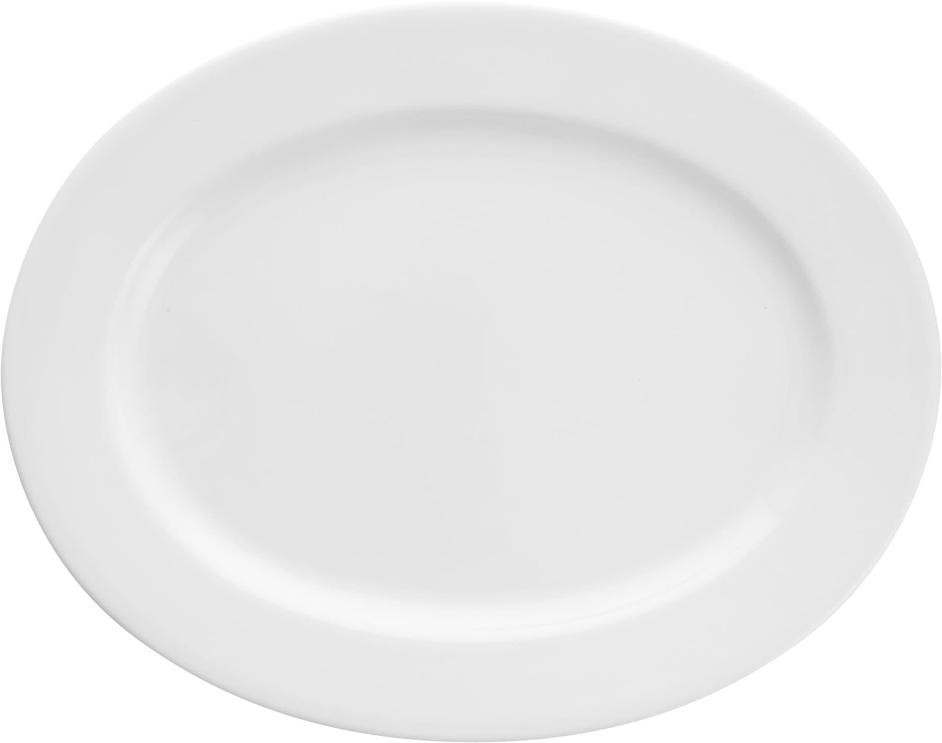 Блюдо овальное с римом 31 см, Gracia, Bone China Classics