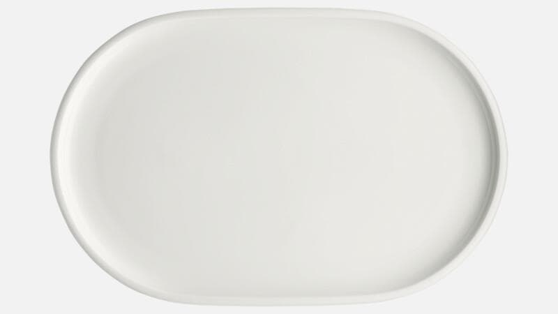 Блюдо овальное 36x23,5 см, h 2,6 см, Shiro