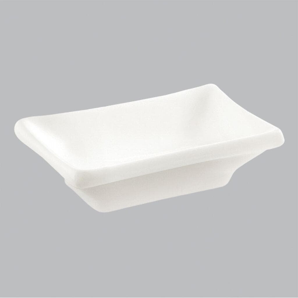 Соусник 20 мл 7,2*4,8*1,8 см белый фарфор P.L. Proff Cuisine [6]