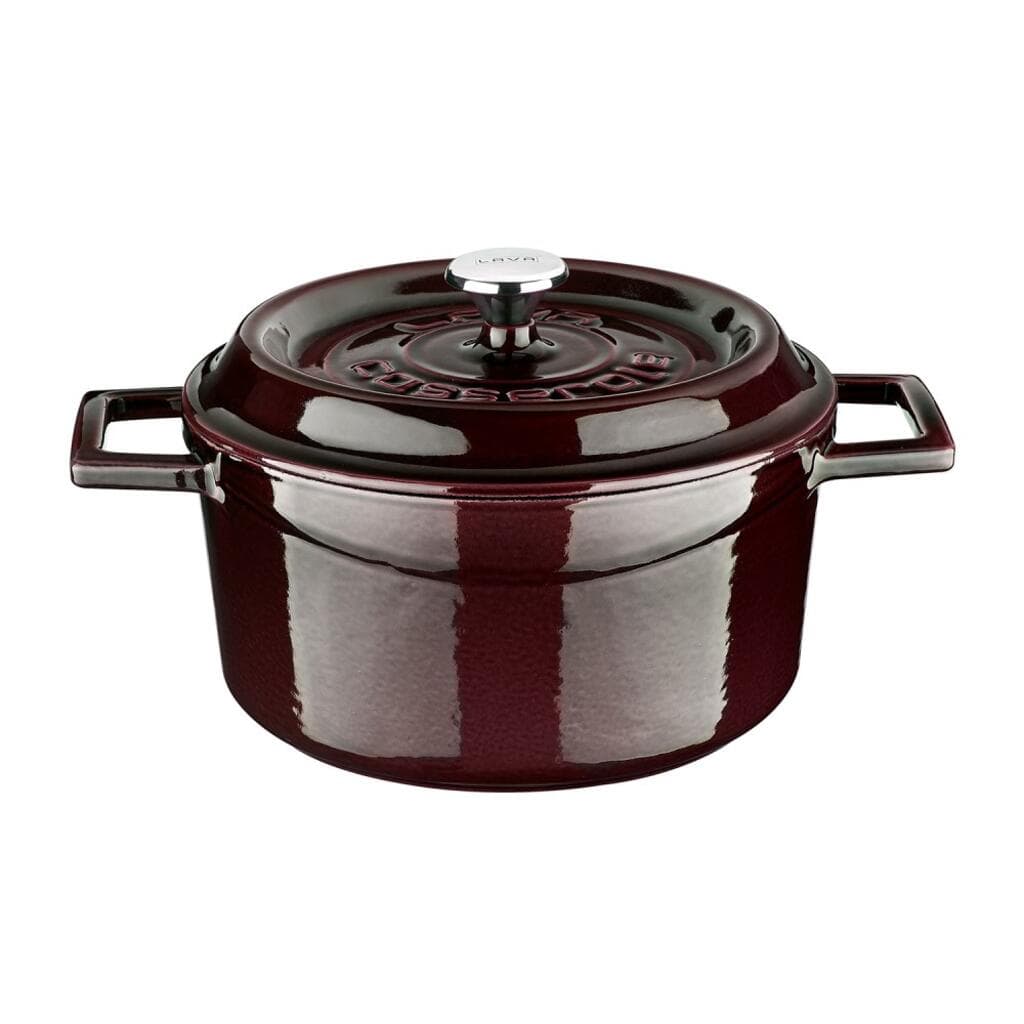 Кастрюля 2,8 л, d 20 см, h 11,5 см чугун с крышкой ИНДУКЦИЯ Majolica Mor LAVA