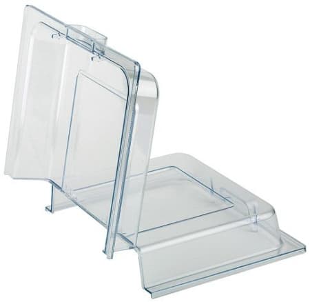 Крышка двусторонняя, APS, поликарбонат, прозрачная, GN 1/1, 53 * 32.5 см, h 6 см