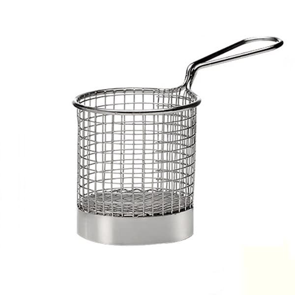 Корзинка для подачи круглая d=80/80 мм. h=80 мм. 300 мл. нерж. MGsteel /1/144/