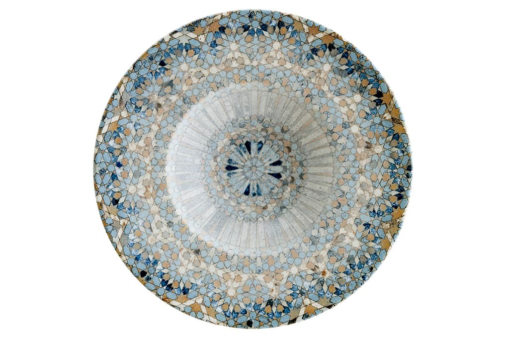 Тарелка глубокая, d=240 мм. 270 мл. h=47 мм. Mosaic, форма Банкет Bonna