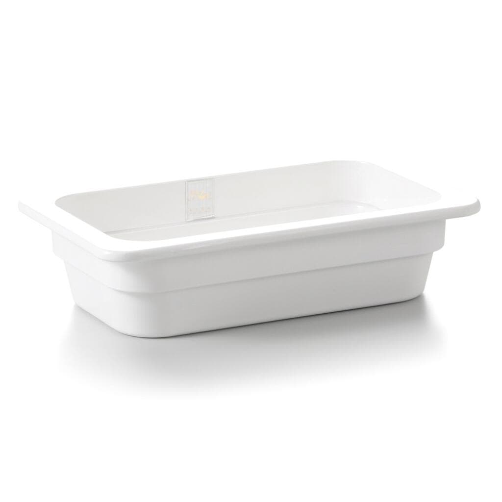 Гастроемкость 1/4 h65 мм пластик меламин 263*159*65 мм White P.L. Proff Cuisine
