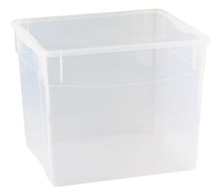 Контейнер для продуктов прямоуг. 34 л. 40*33,5*31,5 см. п/п Кристалл /1/5/