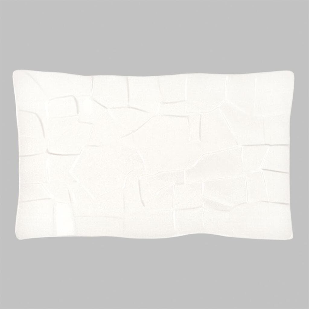 Блюдо прямоугольное 32,5*19,5 см Texture Style белое фарфор P.L. Proff Cuisine [4]