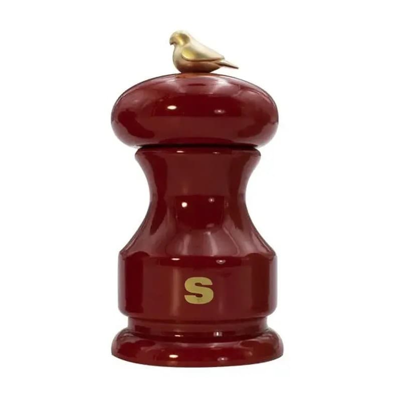 Мельница для соли 11см, красный, Bird, Bisetti