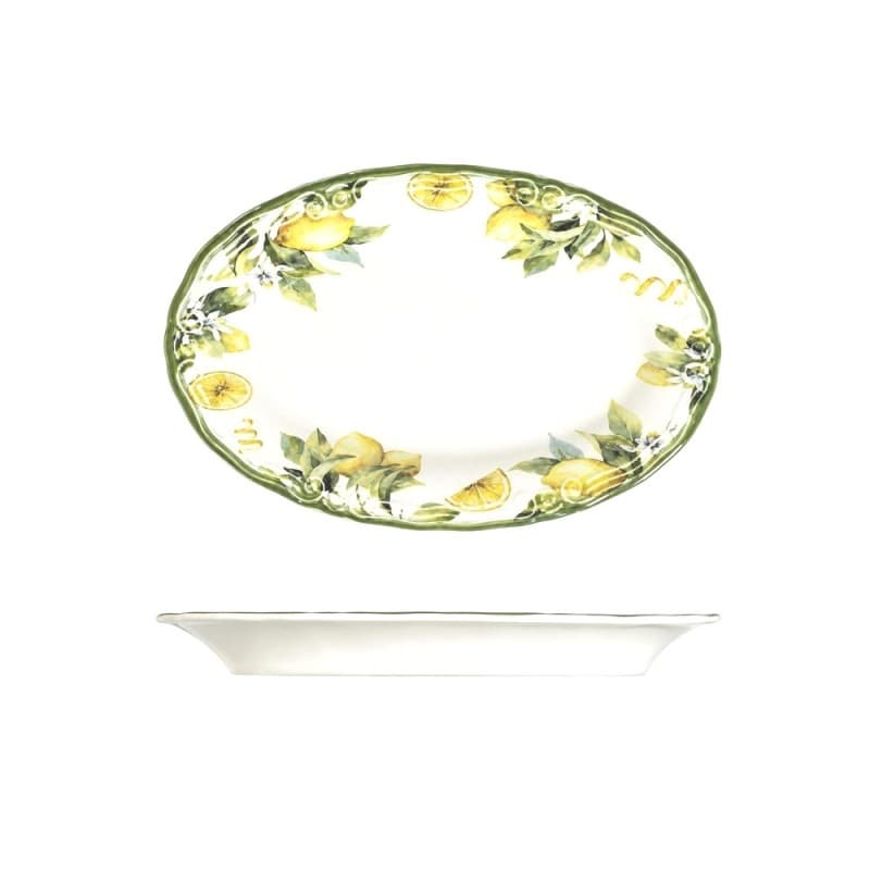 Sorrento Tiffany Тарелка овальная 21см  ID Fine [12]