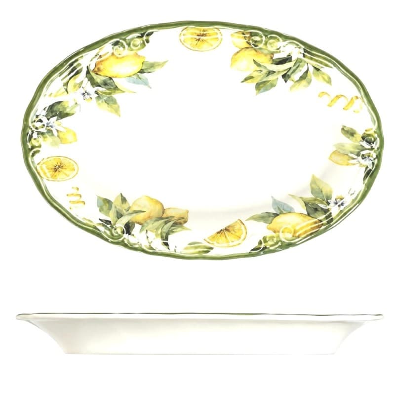 Sorrento Tiffany Тарелка овальная 32см  ID Fine [6]