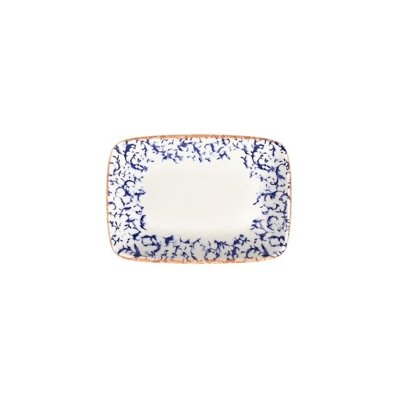 Venecia Navy Блюдо прямоугольное 18см (17x12) ID Fine [12]