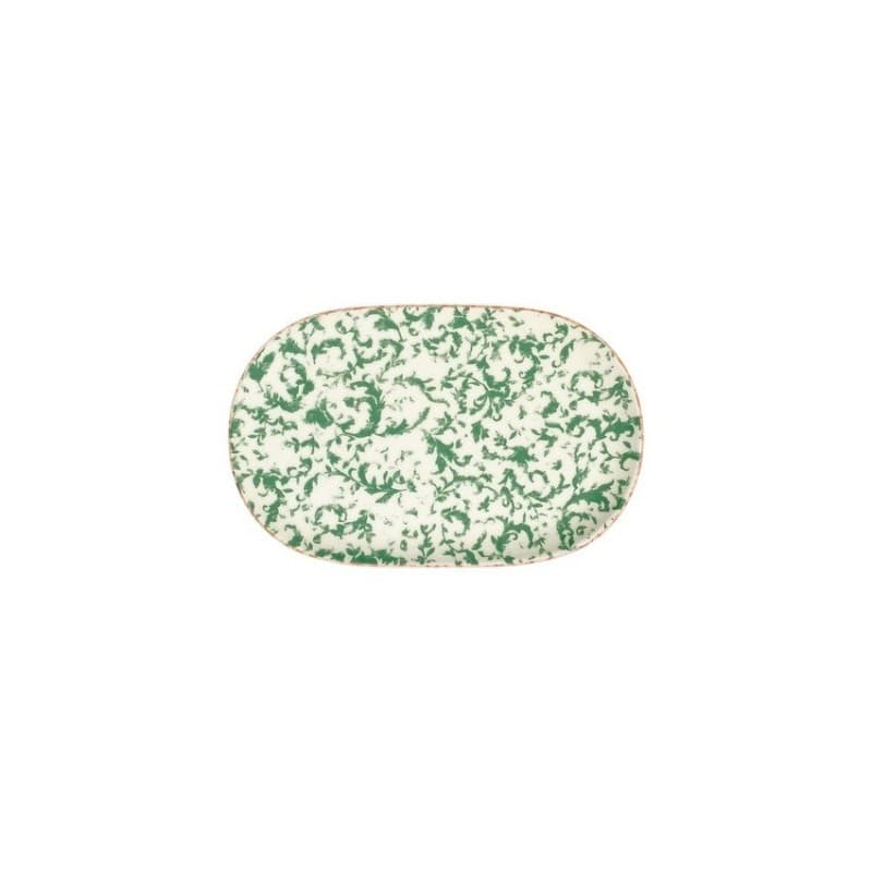 Venecia Green Блюдо овальное 23см ID Fine [12]