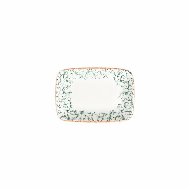 Venecia Green Блюдо прямоугольное 15см (14x10) ID Fine [12]