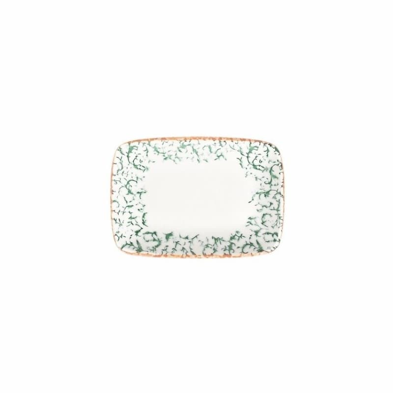Venecia Green Блюдо прямоугольное 18см (17x12) ID Fine [12]