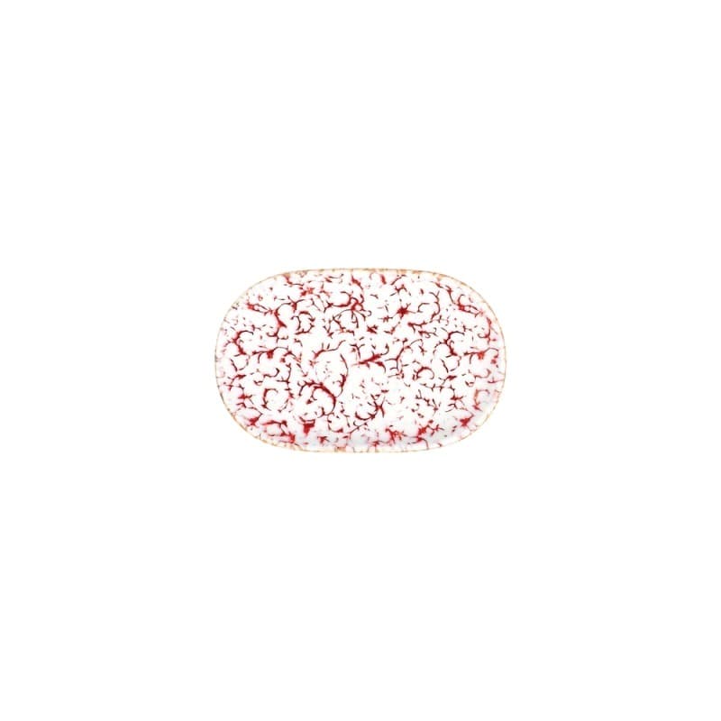 Venecia Maroon Блюдо овальное 14см ID Fine [12]