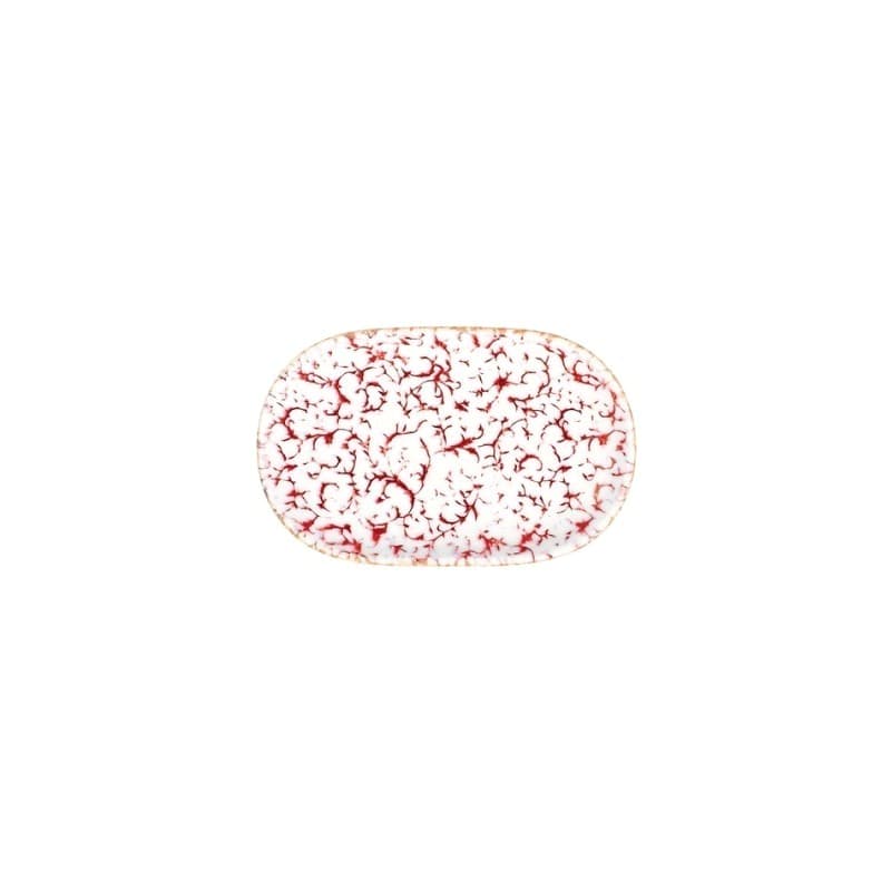 Venecia Maroon Блюдо овальное 18см ID Fine [12]