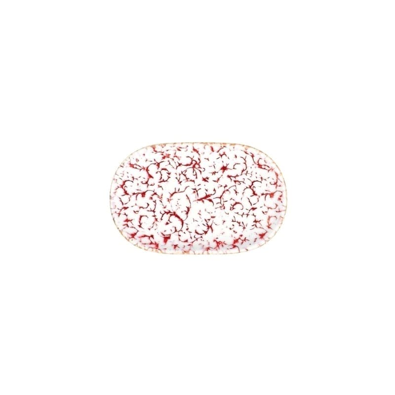 Venecia Maroon Блюдо овальное 23см ID Fine [12]
