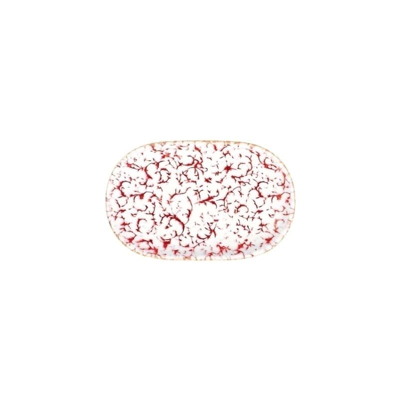 Venecia Maroon Блюдо овальное 28см ID Fine [6]