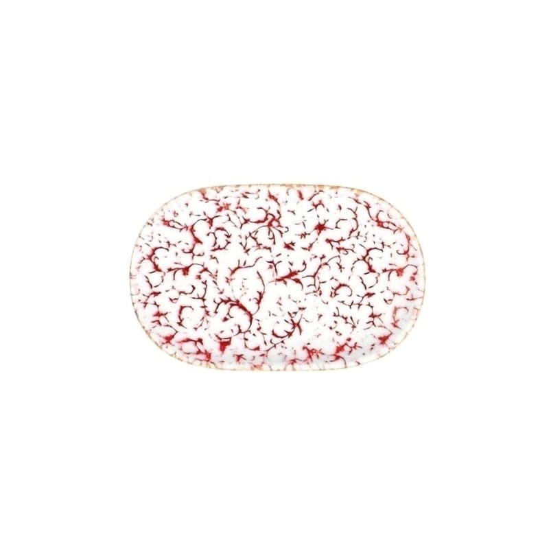 Venecia Maroon Блюдо овальное 33см ID Fine [6]