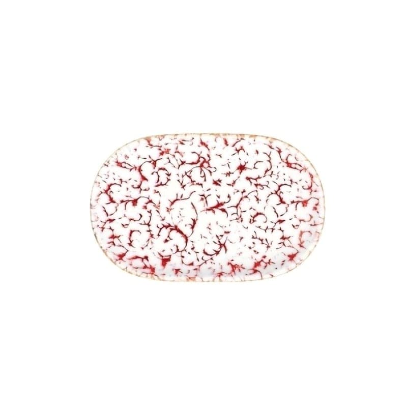 Venecia Maroon Блюдо овальное 37см ID Fine [6]