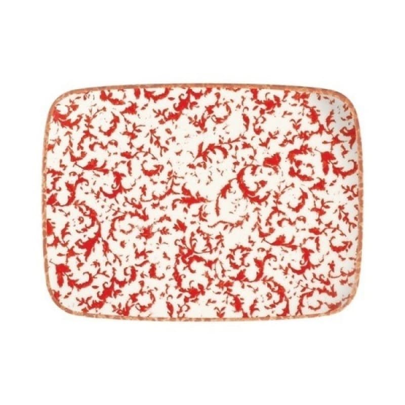 Venecia Maroon Блюдо прямоугольное 37см (33*23) ID Fine [6]