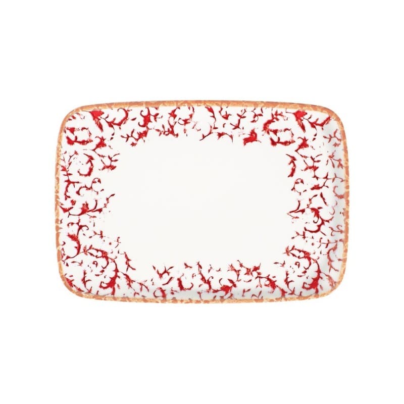 Venecia Maroon Блюдо прямоугольное 37см (33x23) ID Fine [6]