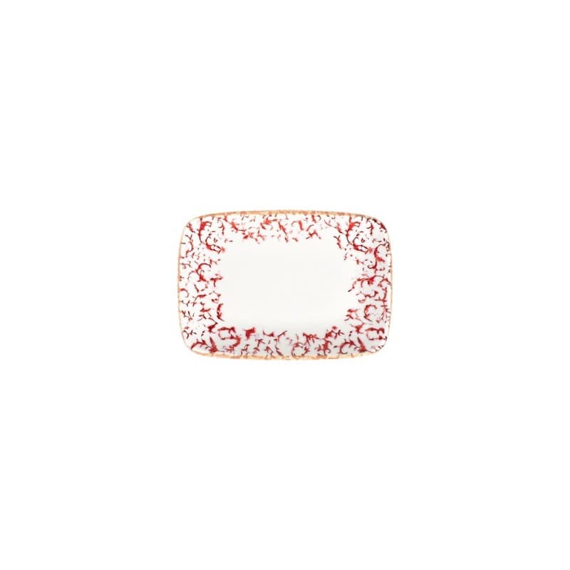 Venecia Maroon Блюдо прямоугольное 13см (12x8) ID Fine [12]