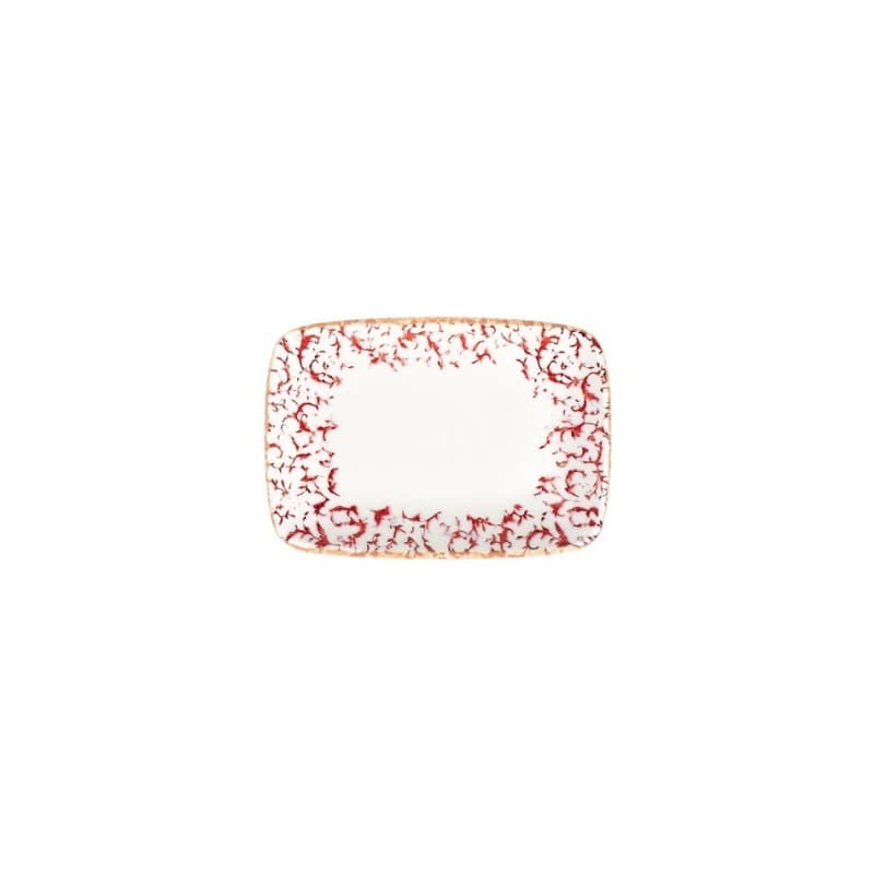 Venecia Maroon Блюдо прямоугольное 15см (14x10) ID Fine [12]