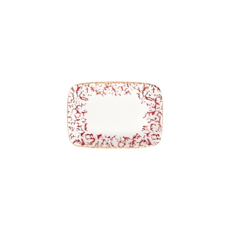 Venecia Maroon Блюдо прямоугольное 18см (17 x12) ID Fine [12]