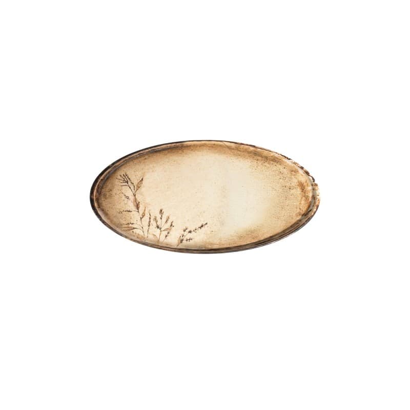 Fall Beige Блюдо овальное с бортом 26см ID Fine [12]