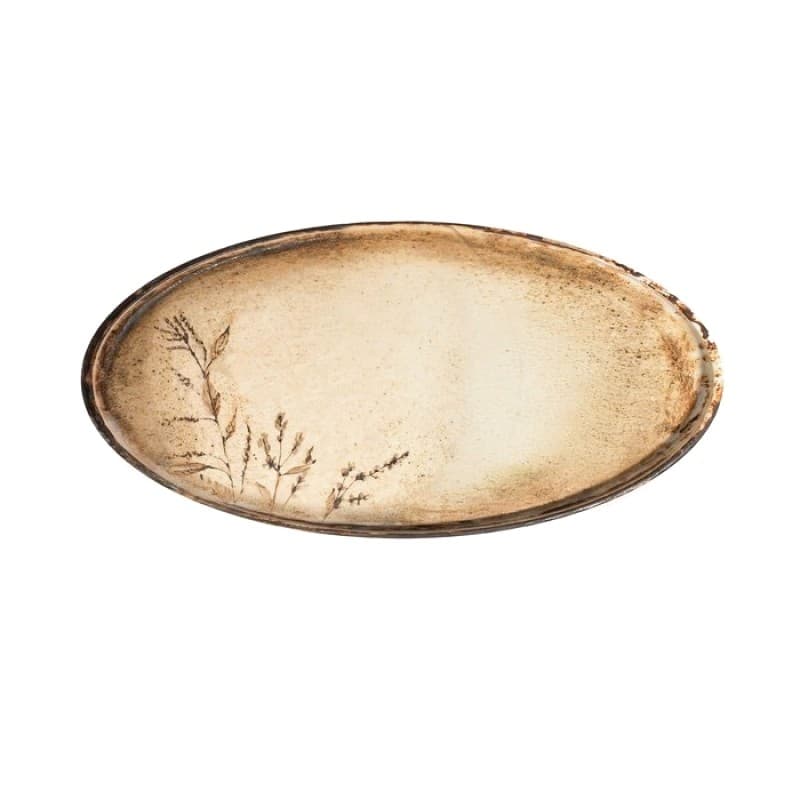 Fall Beige Блюдо овальное с бортом 32см ID Fine [6]