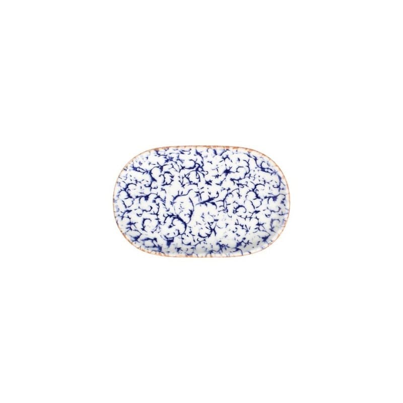 Venecia Navy Блюдо овальное 18см ID Fine [12]