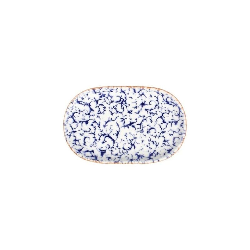 Venecia Navy Блюдо овальное 23см ID Fine [12]