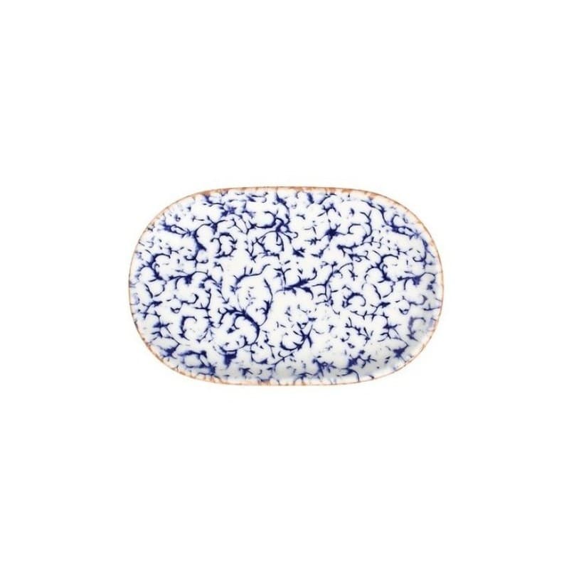 Venecia Navy Блюдо овальное 28см ID Fine [6]