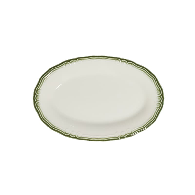 Relic Green Блюдо овальное 26см ID Fine [12]