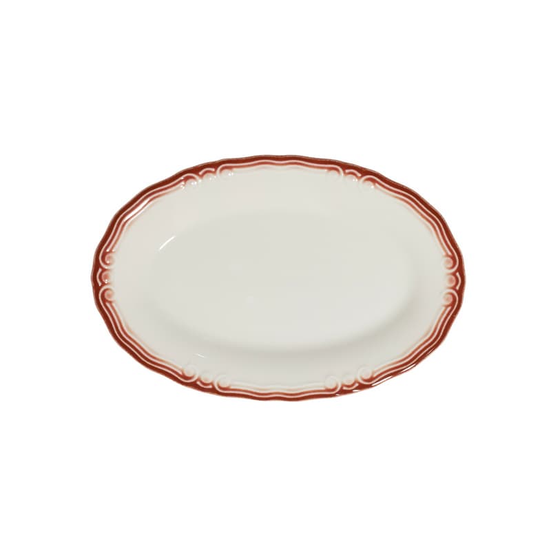 Relic Maroon Блюдо овальное 26см ID Fine [12]