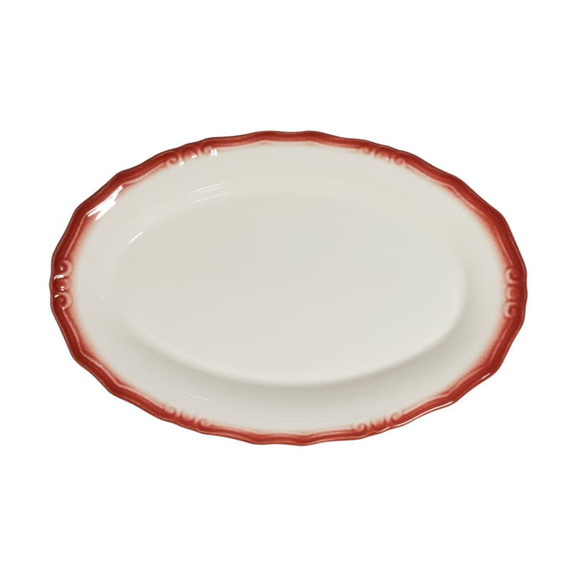 Relic Maroon Блюдо овальное 32см ID Fine [6]